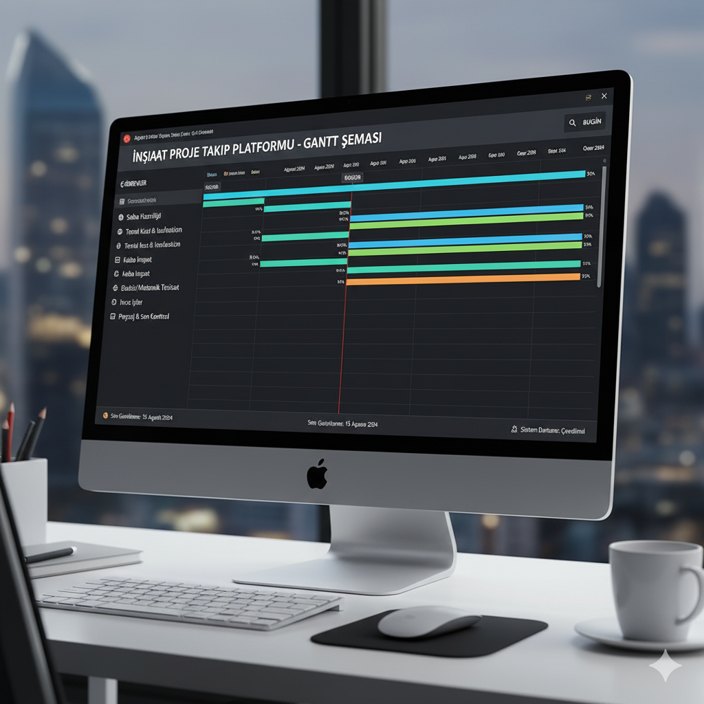 Gantt Şeması Ekran Görüntüsü